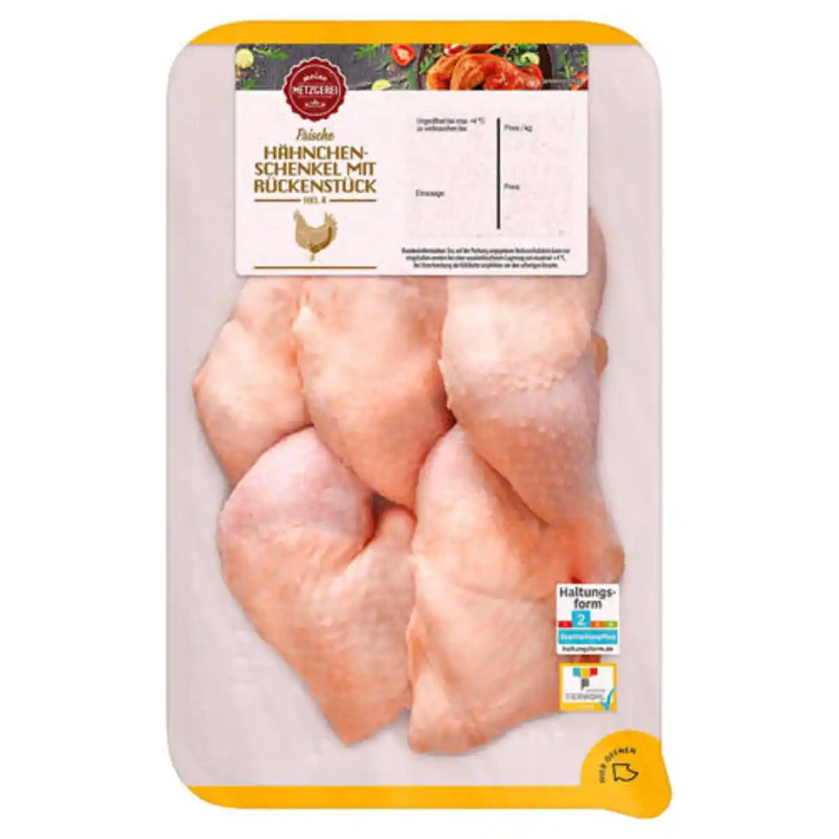 Bild 1 von MEINE METZGEREI Hähnchen-Schenkel mit Rückenstück 1,1 kg