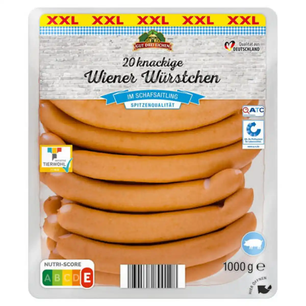 Bild 1 von GUT DREI EICHEN Wiener Würstchen 1 kg