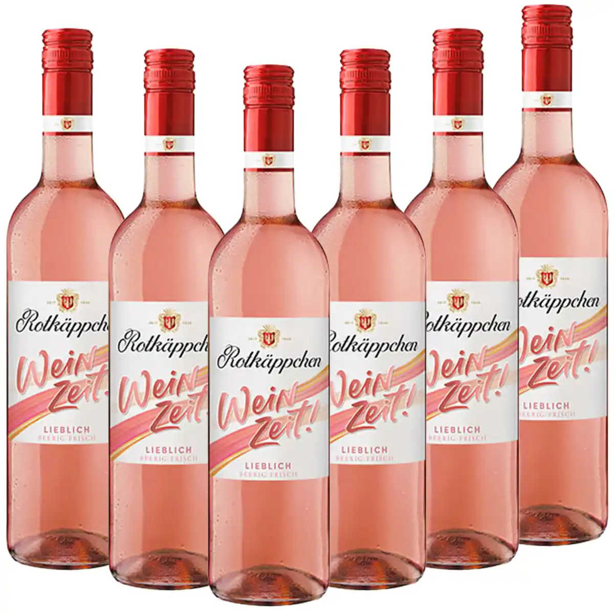 Bild 1 von Rotkäppchen Rosè Weinzeit lieblich - 6er Karton