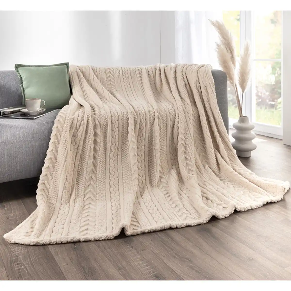 Bild 1 von Bella Casa XL-Kuscheldecke "Meran"