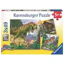 Bild 1 von Puzzle-Box - Herrscher der Urzeit - 3x 49 Teile