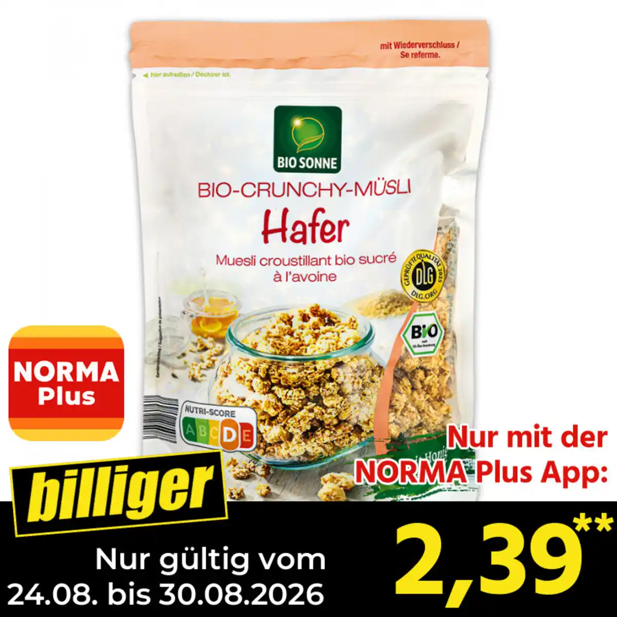 Bild 1 von Bio Sonne Bio-Crunchy-Müsli