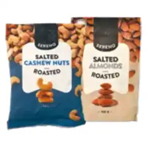 SERENO Cashews oder Mandeln geröstet und gesalzen