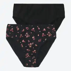 Damen-Rioslip mit hohem Baumwollanteil, 2er-Pack