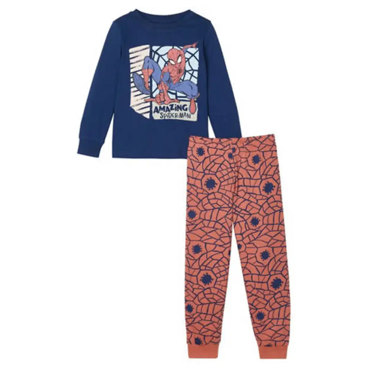 Bild 1 von LICENSED Kinder Schlafanzug, Spiderman, Marine, 98/104