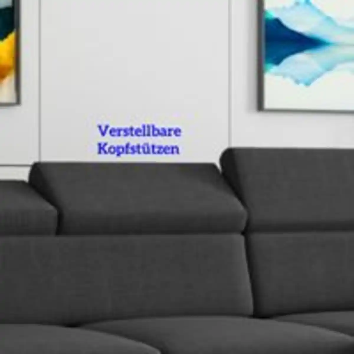 Bild 4 von Möbel Punkt Ecksofa Tokio mit Bettfunktion, ca. 203 x 127 cm - Schwarz