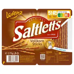 LORENZ Saltletts Sticks 175 g, Vollkorn