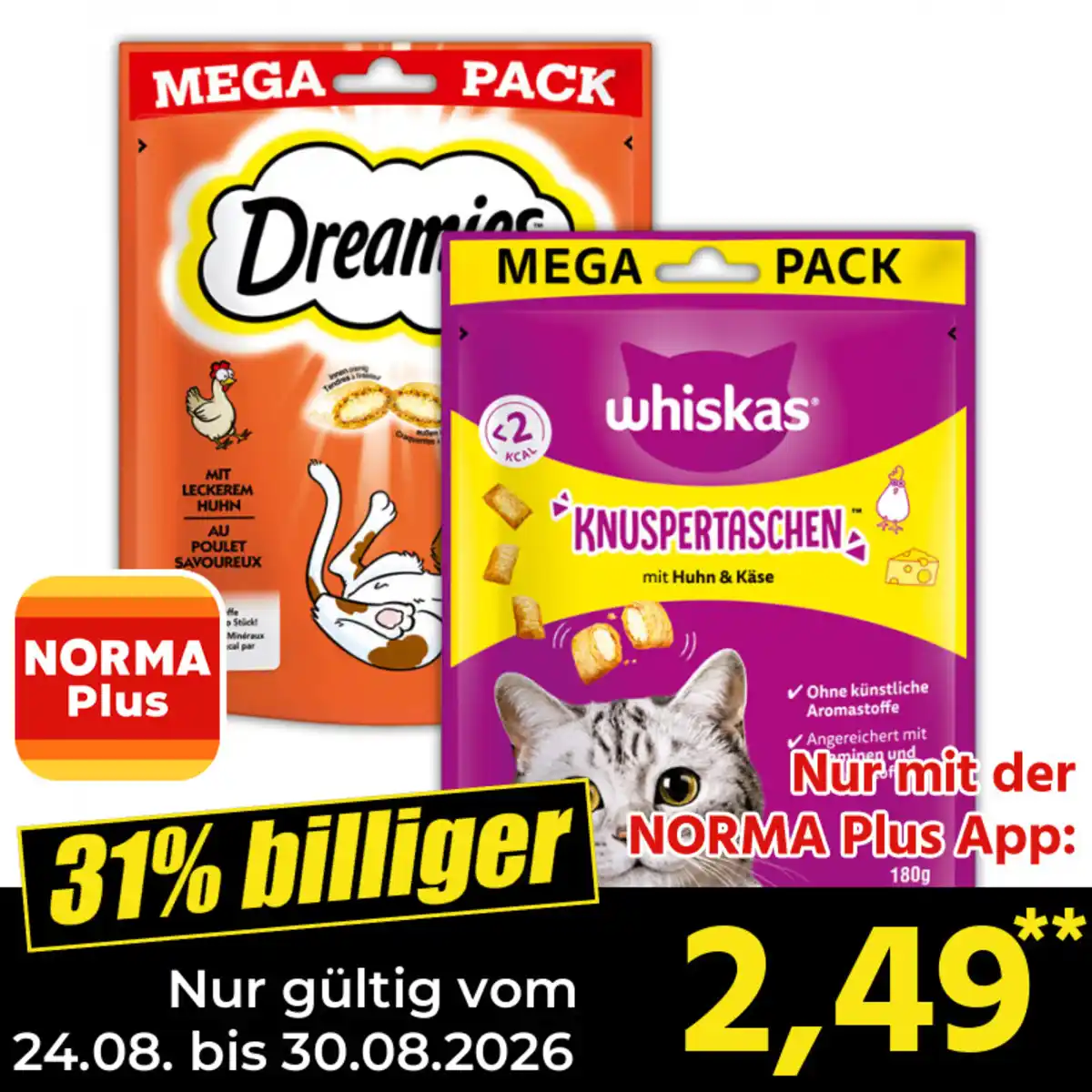 Bild 1 von Whiskas/Dreamies Snacks XXL