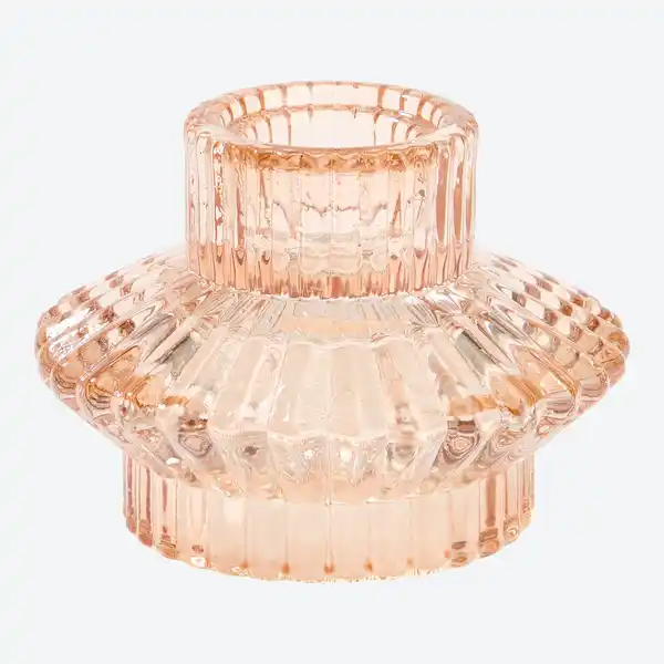 Bild 3 von Kerzenhalter aus Glas, ca. 7,8x5,4 cm
