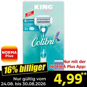 King Lady Damenrasierer "Colibri"
