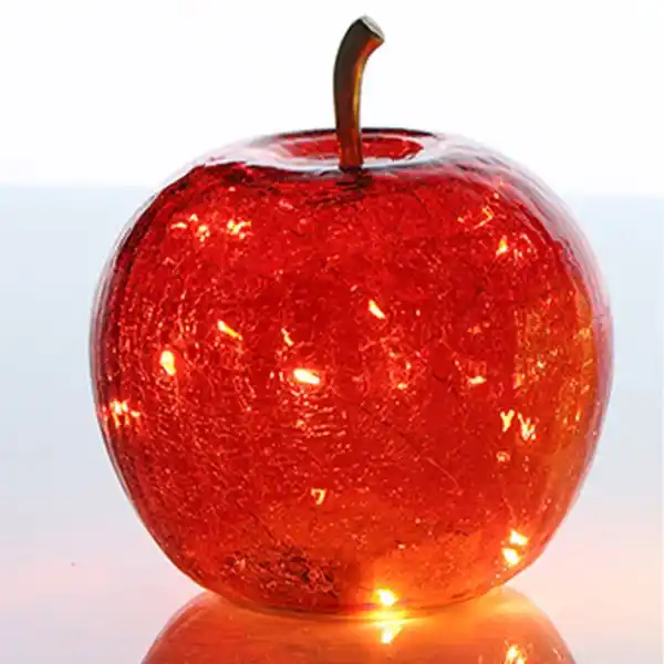 Bild 2 von I-GLOW LED-Dekoapfel "POMO" - Rot