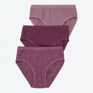 Damen-Rioslip mit Glanzkante, 3er-Pack