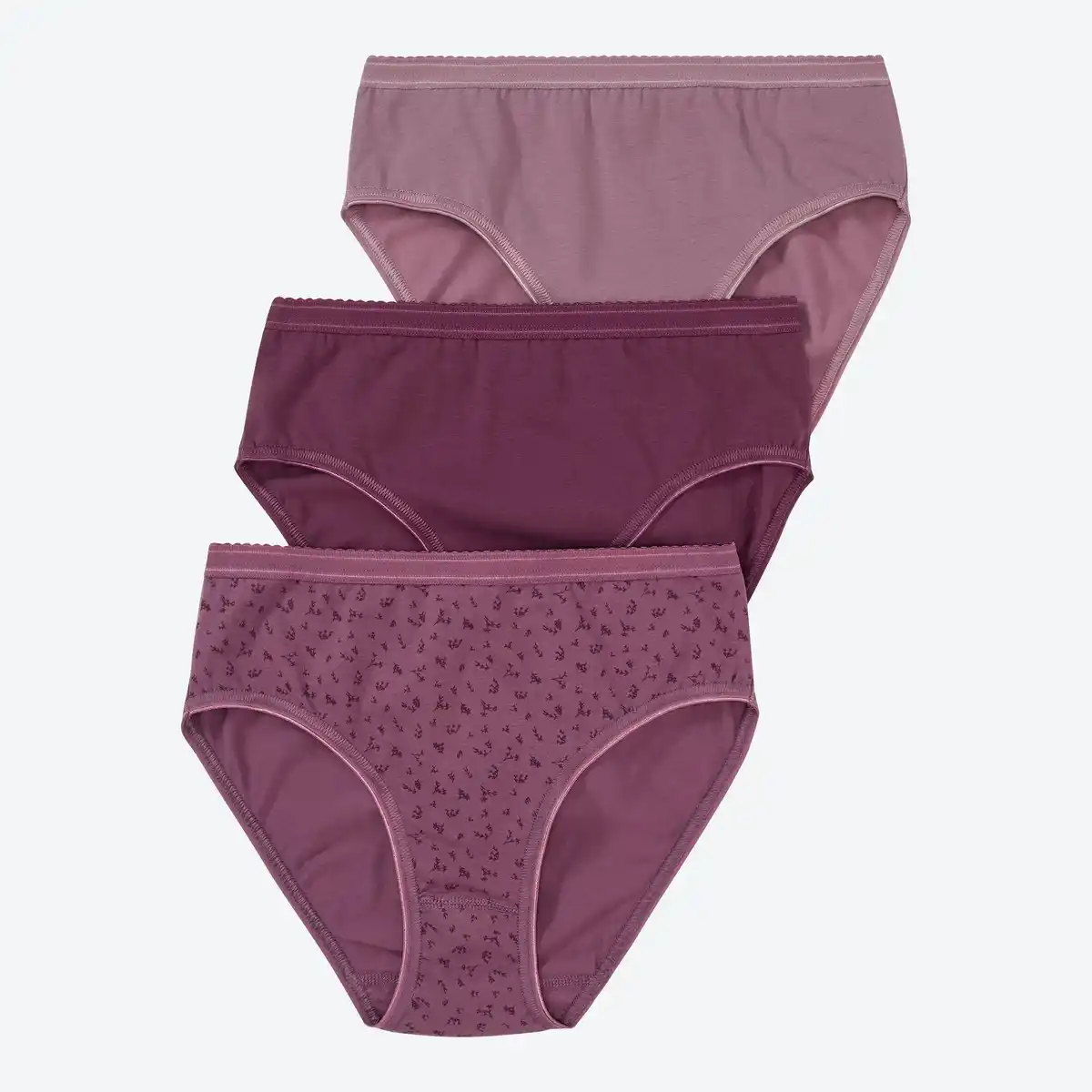 Bild 1 von Damen-Rioslip mit Glanzkante, 3er-Pack