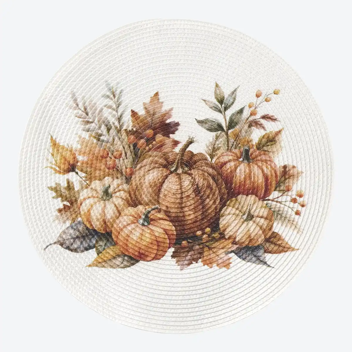 Bild 1 von Platzset mit herbstlichem Druck, Ø ca. 38 cm
