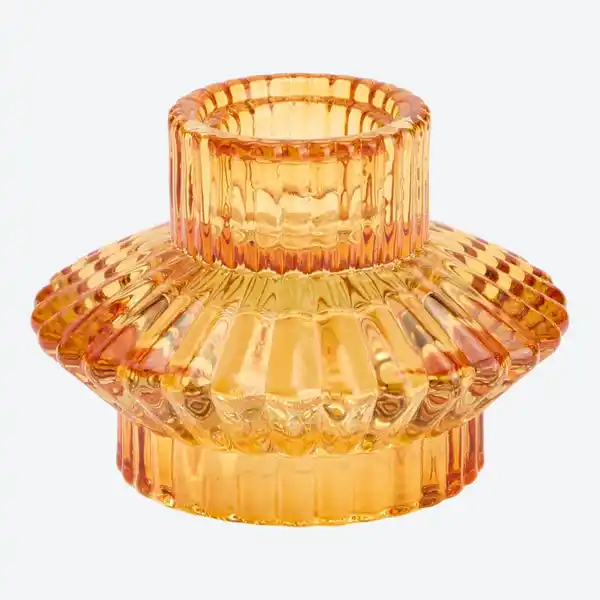 Bild 2 von Kerzenhalter aus Glas, ca. 7,8x5,4 cm