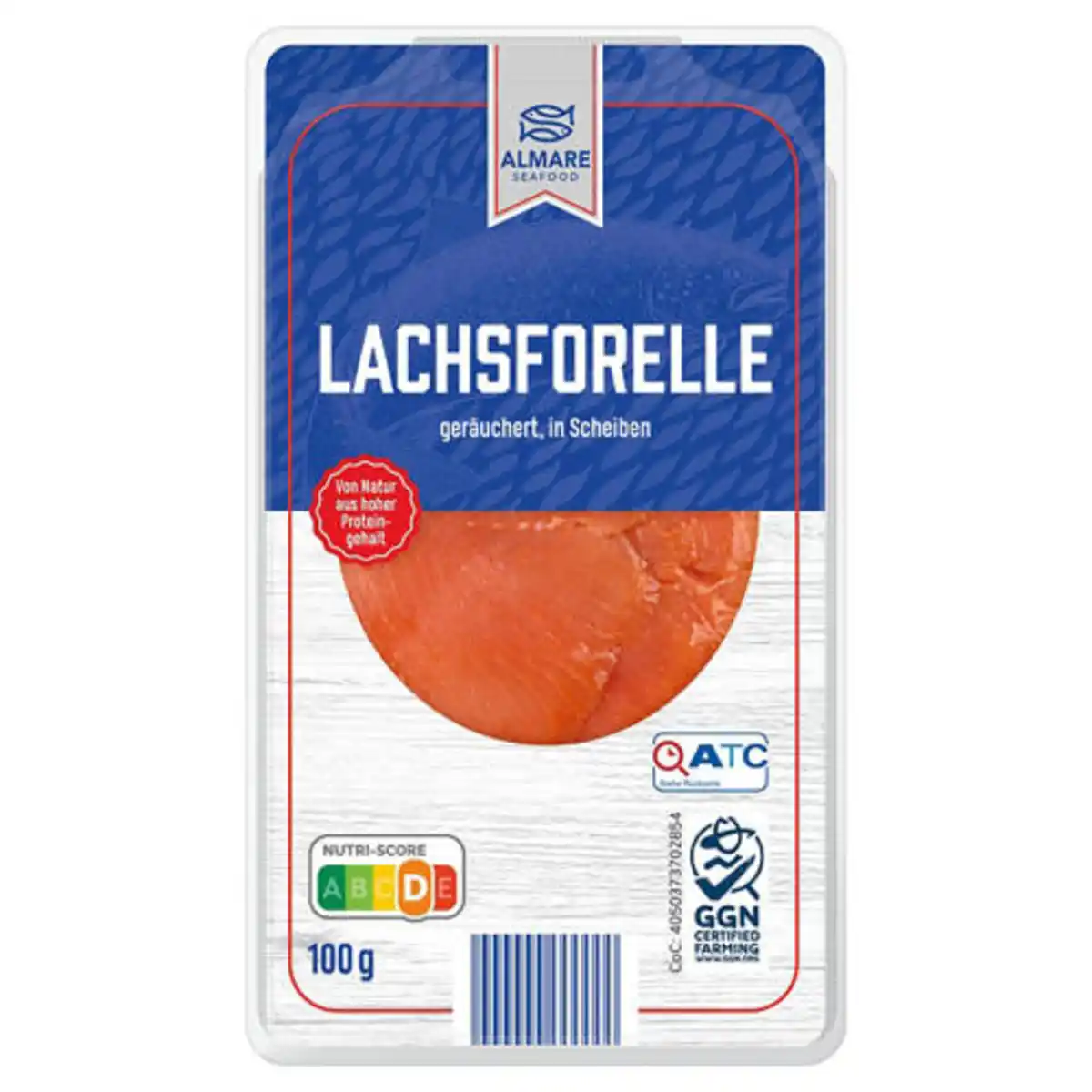 Bild 1 von ALMARE Lachs-Vielfalt 100 g, Lachsforelle