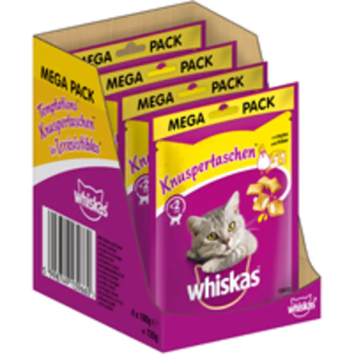 Bild 3 von Whiskas KNUSPERTASCHEN™ Beutel mit Huhn und Käse 180g