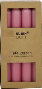 RUBIN LICHT Tafelkerzen altrosa