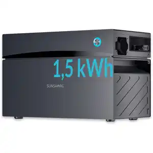 SUNSHARE SUNSHARE Glory 1,5 kWh Balkonkraftwerk-Speicher, Hybrid-Wechselrichter, Notstrom, App, IP65