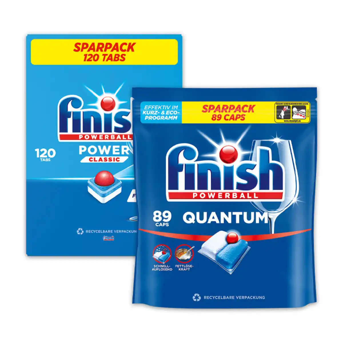 Bild 1 von Finish All in 1 Spülmaschinen Caps / Tabs