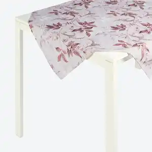 Mitteldecke im Blätter-Design, ca. 80x80 cm
