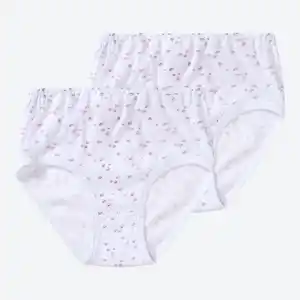 Damen-Taillenslip ohne Seitennaht, 2er-Pack