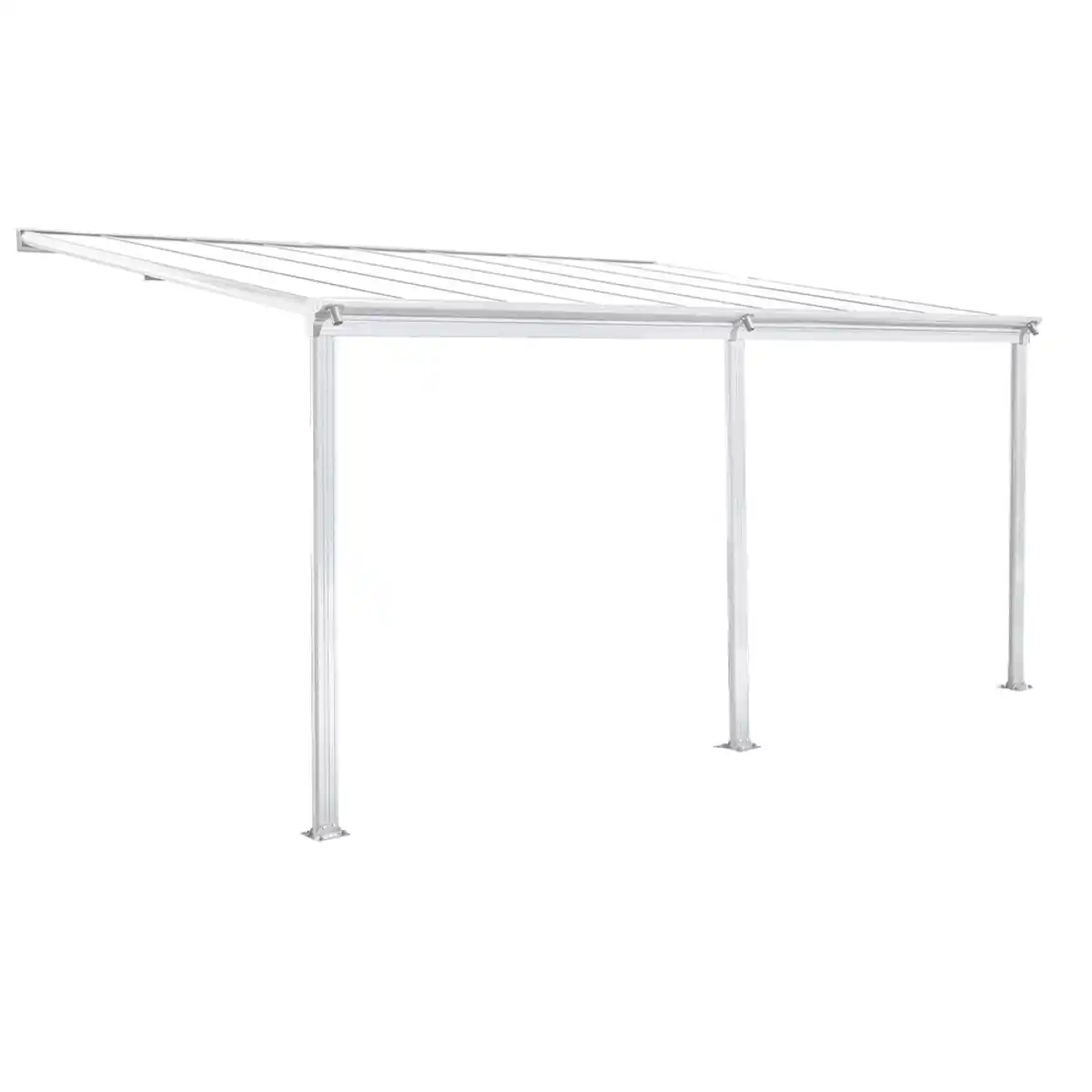 Bild 1 von Better Home Terrassendach/Veranda aus Aluminium, ca. 495 x 303 x 258 cm - Weiß