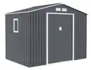 Bild 3 von Never Indoor Metallgerätehaus "HANNA", ca. 277 x 195 x 213 cm - Grau/Weiß