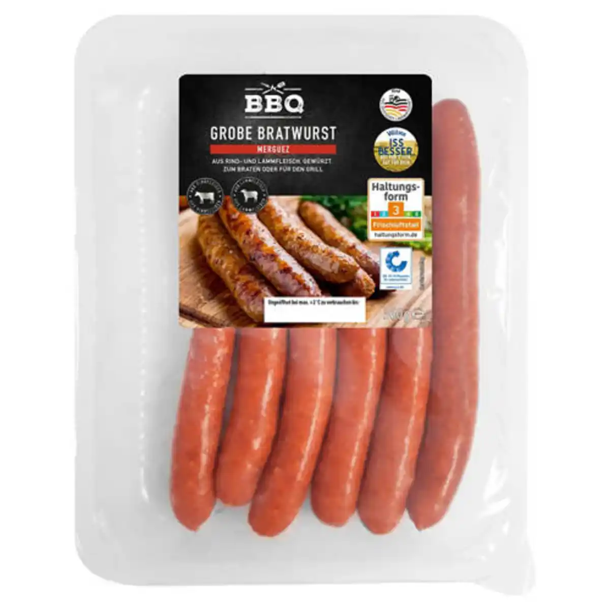 Bild 1 von BBQ Rind / Lamm Merguez-Bratwurst 360 g