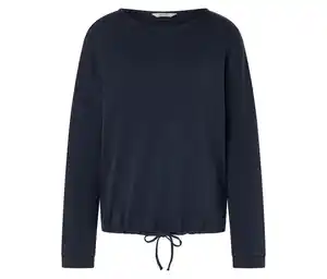Sweatshirt mit Detail, navy