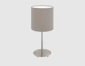 Tischleuchte Taupe