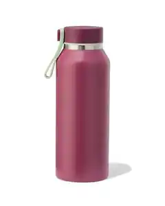 Thermosflasche, 350 ml, Edelstahl, burgunderrot