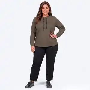 Damen-Hose mit Viskose, große Größen
