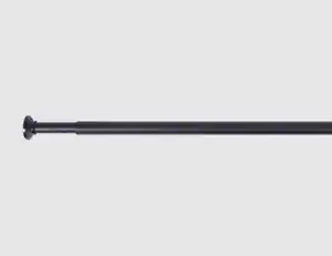 Duschvorhangstange Schwarz 125-220cm
