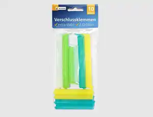 Verschlussklemmen 10 Stück
