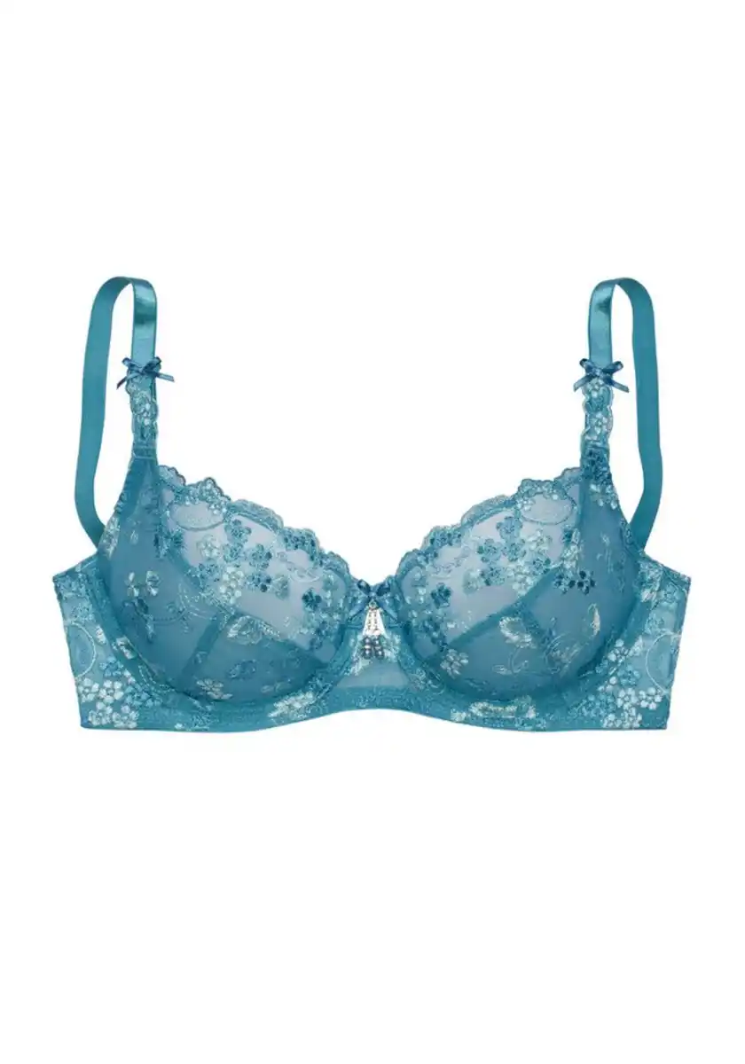 Bild 1 von LASCANA Bügel-BH, Dirndl-BH mit Stickerei-Spitze, als Dessous-Set kombinierbar, große Größen
