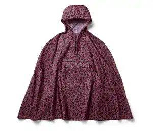 Kinder-Regenponcho, rosa mit Alloverprint
