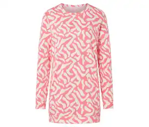 Langes Sweatshirt mit Alloverprint