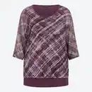 Bild 2 von 2-in-1 Damen-Langarmshirt mit Mesh-Oberstoff, große Größen