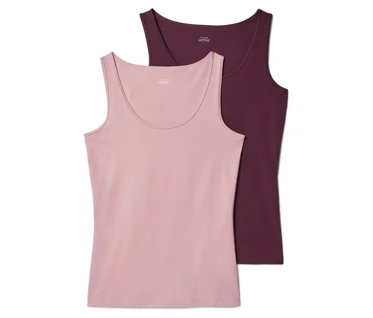 Bild 1 von 2 Tops, rosa und weinrot