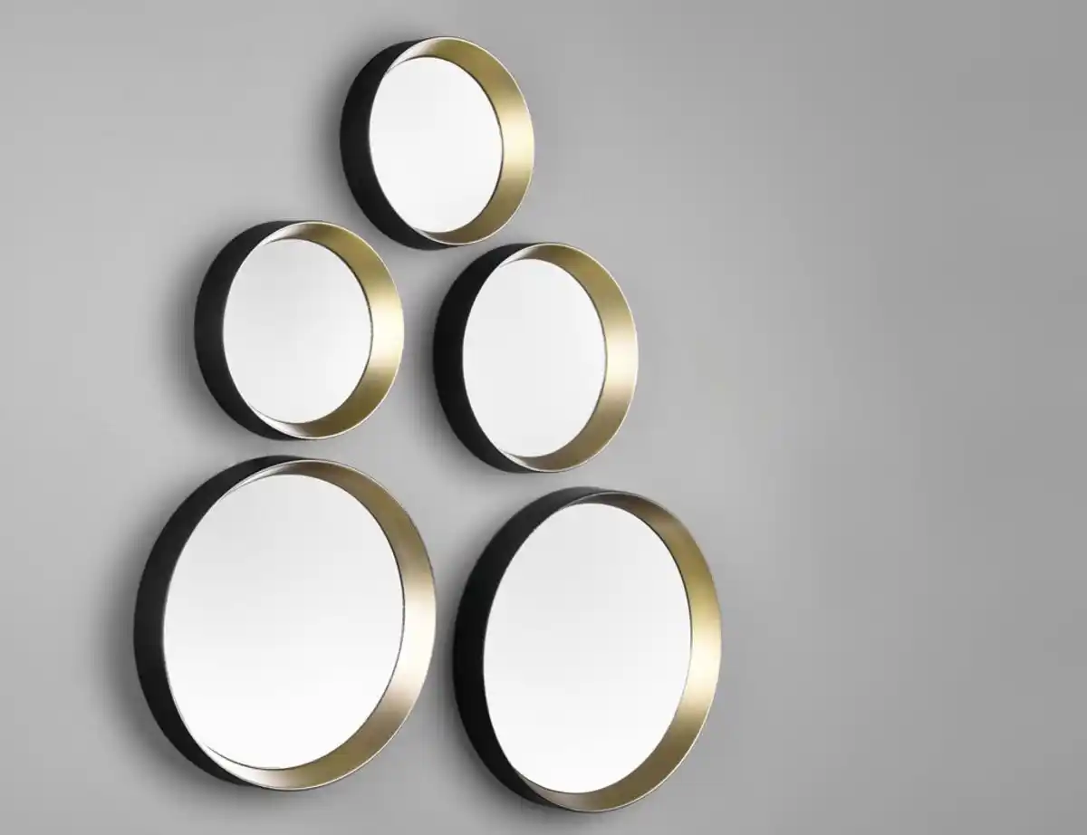 Bild 1 von Spiegelset Lia Schwarz, Gold