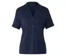 Bild 1 von Blusenshirt mit Knopfleiste, dunkelblau