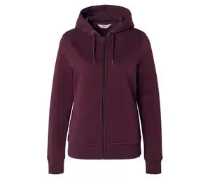 Sweatjacke, weinrot