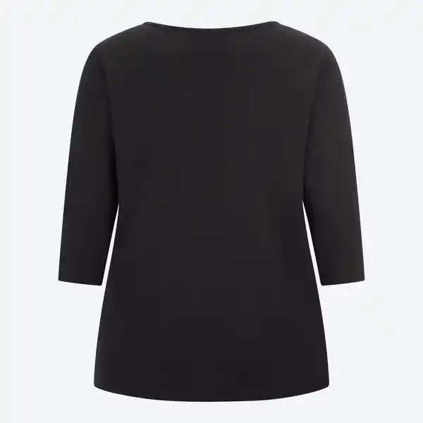 Bild 3 von Damen-Langarmshirt mit Frontaufdruck, große Größen
