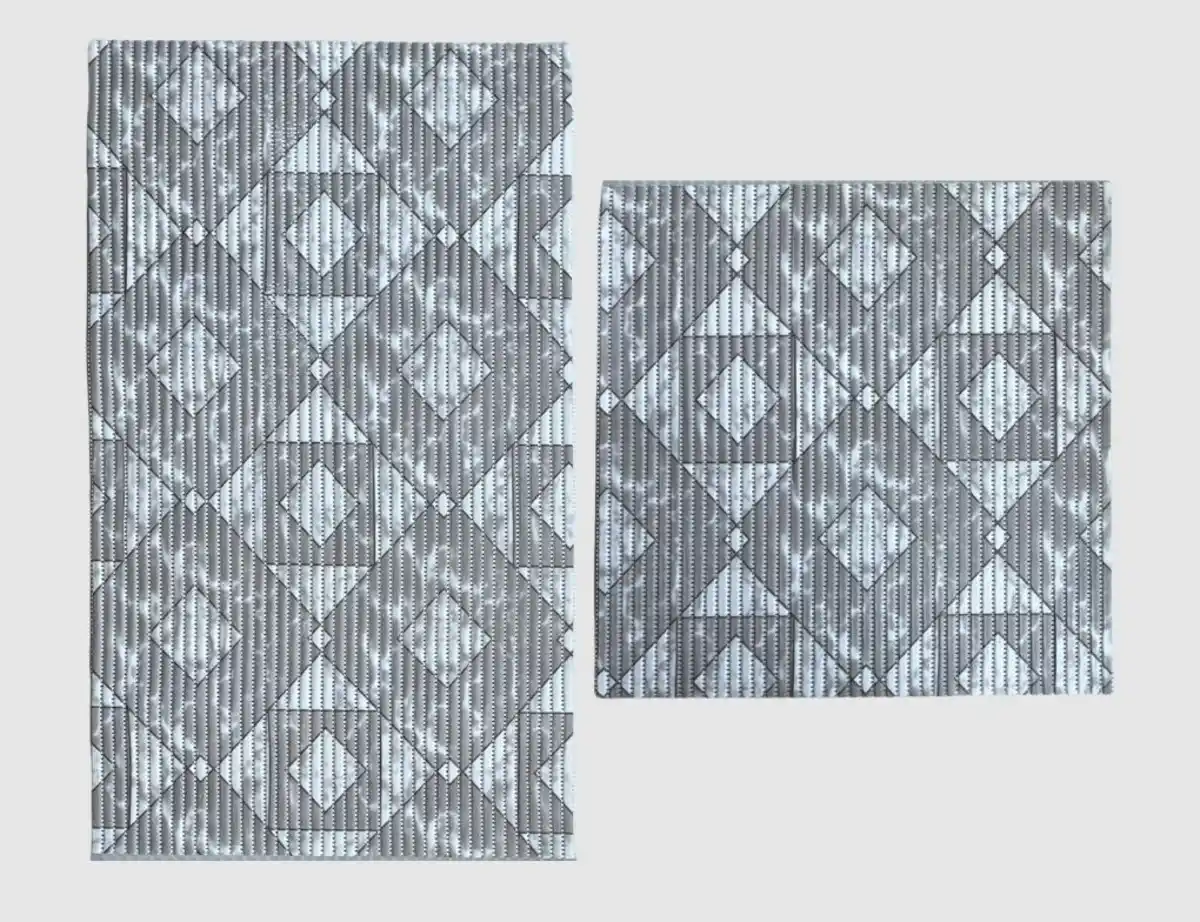 Bild 1 von Badgarnitur Geometrie Greige