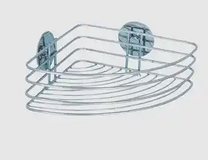 WENKO Eckablage Turbo-Loc silber