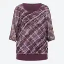 Bild 3 von 2-in-1 Damen-Langarmshirt mit Mesh-Oberstoff, große Größen