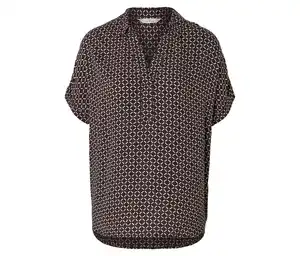 Bluse, Alloverprint