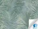 Bild 1 von Vorgeleimte Vliestapete Blätter Grün