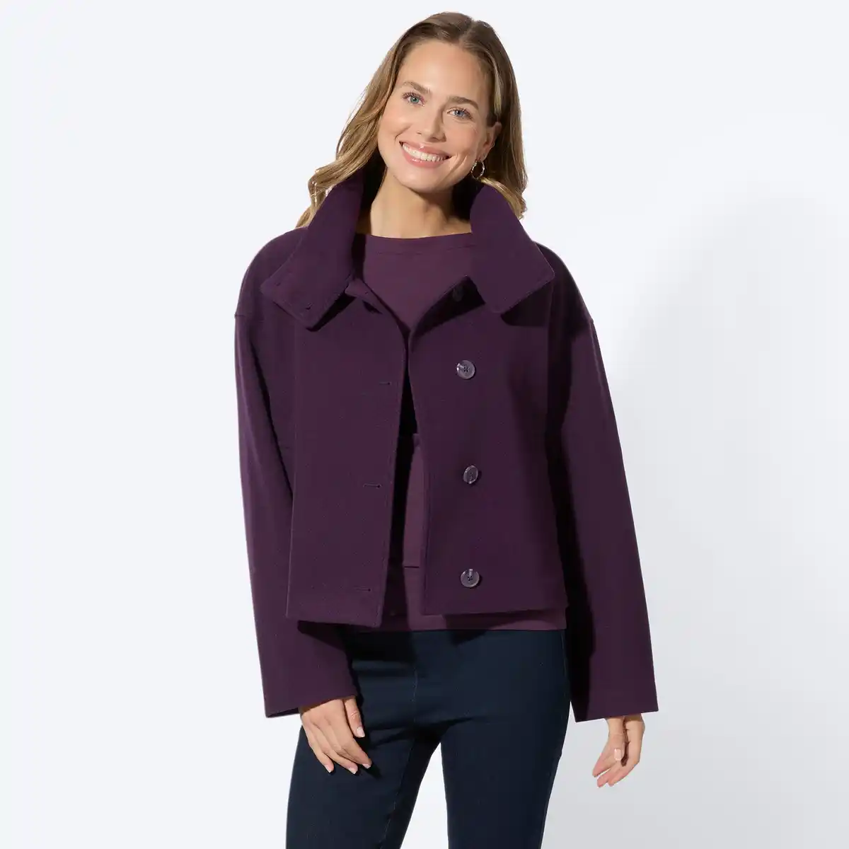 Bild 1 von Damen-Jacke mit breitem Kragen